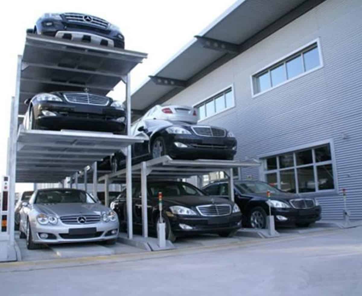 PJS3-D2三層地坑簡易升降立體車庫設備