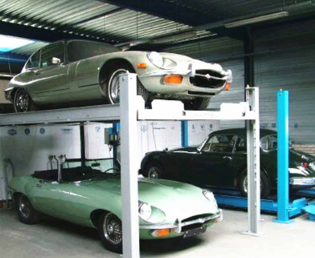 PJS四柱簡易升降立體車庫設備