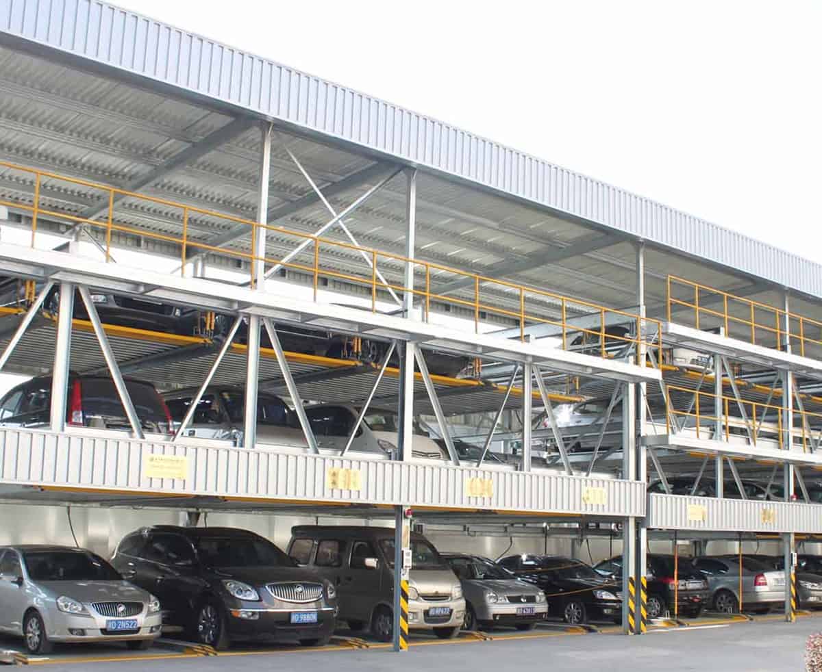 PSH4-D2負二正二地坑四層升降橫移立體車庫設備
